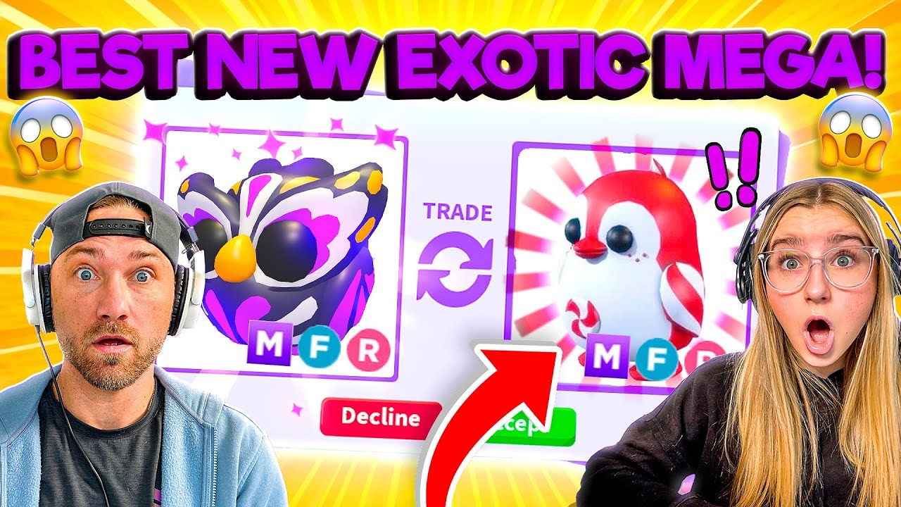 Trading the BEST NEW EXOTIC Pet in Adopt Me! Roblox!