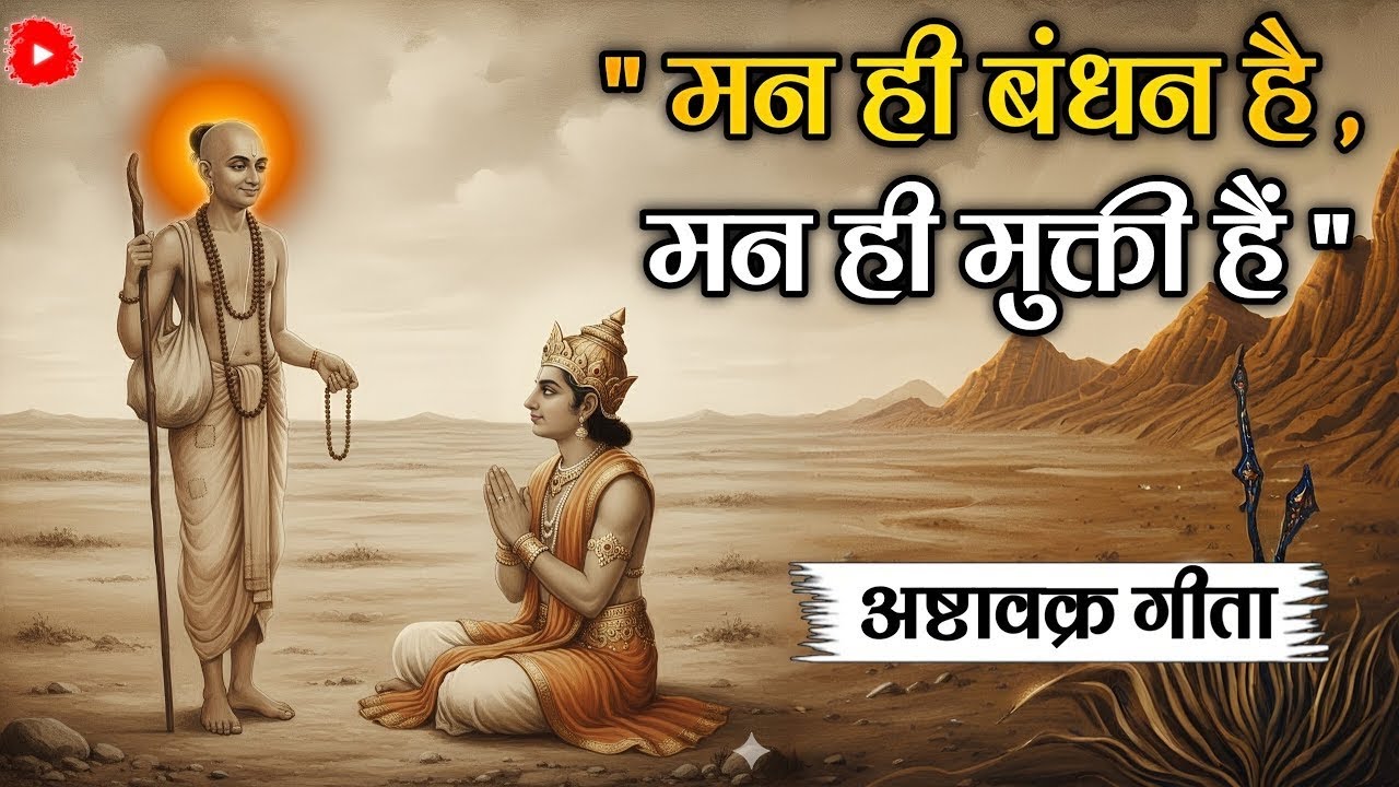 LIVE अष्टावक्र गीता उपदेश ✨ मन ही बंधन है और मन ही मुक्ति | Adhyatmik udaan | #gitagyan