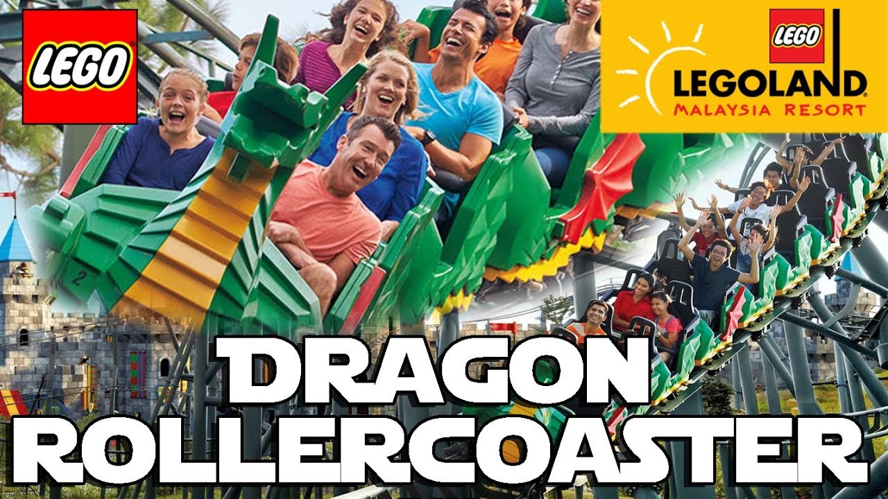 Dragon Roller Coaster POV Legoland