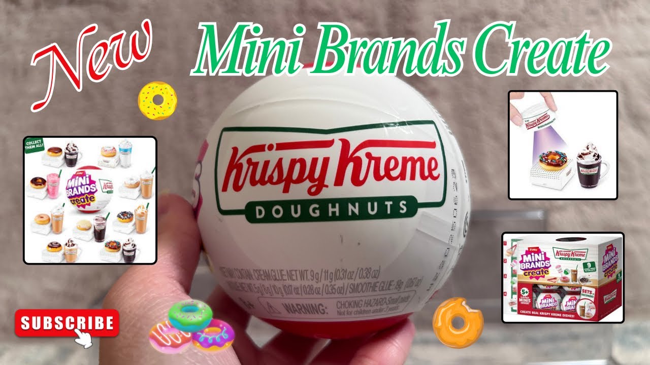 Let’s Open the NEW Mini Brands Create Krispy Kreme Doughnuts Series 1 🍩