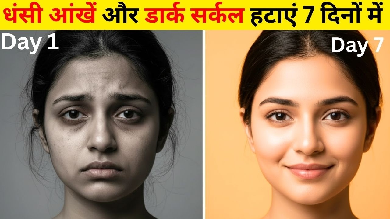 18–30 Age में आंखें अंदर धंस रही हैं? Dark Circles का Medical Solution | 7 दिन में फर्क