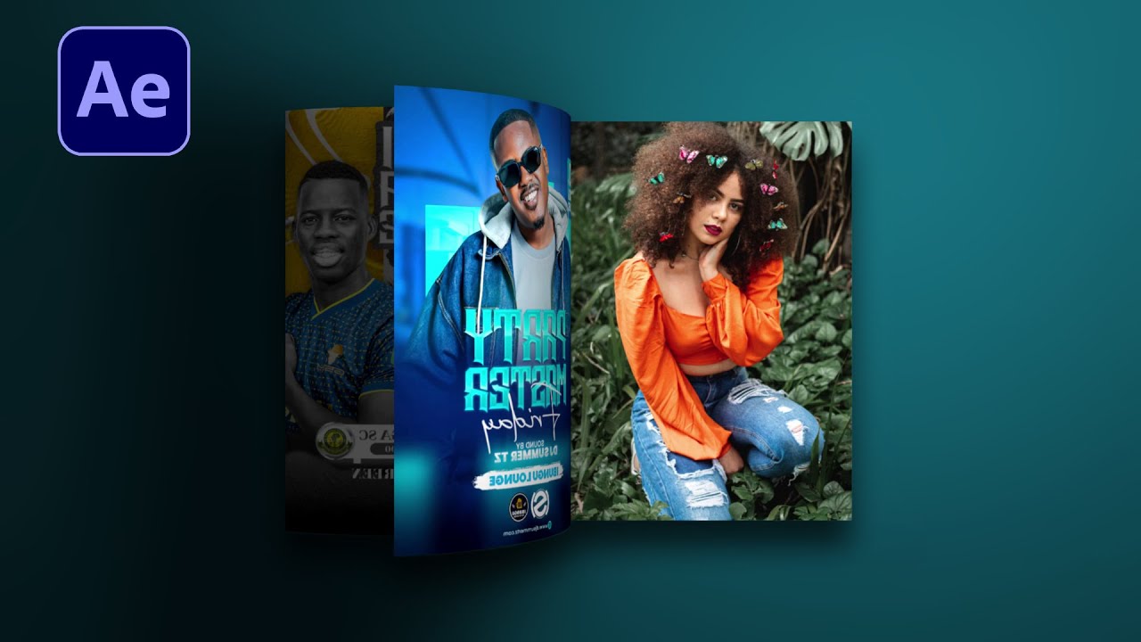 Magazine Page Flip Animation | After Effects Tutorial