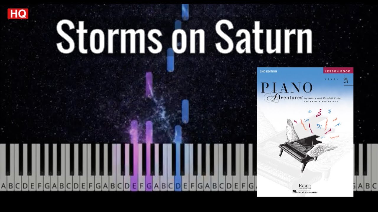 Storms on Saturn | Piano Adventures 2A Lesson Book