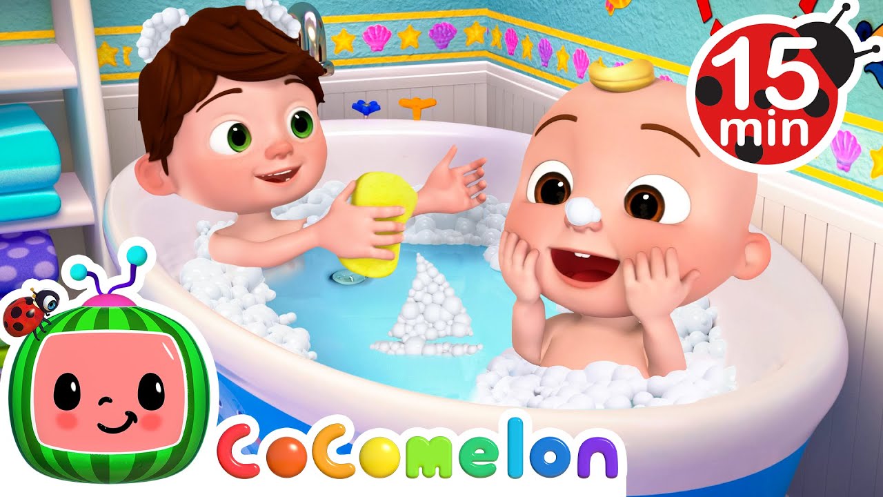 All Bubble Bath Songs | CoComelon 🍉 | Nursery Rhymes