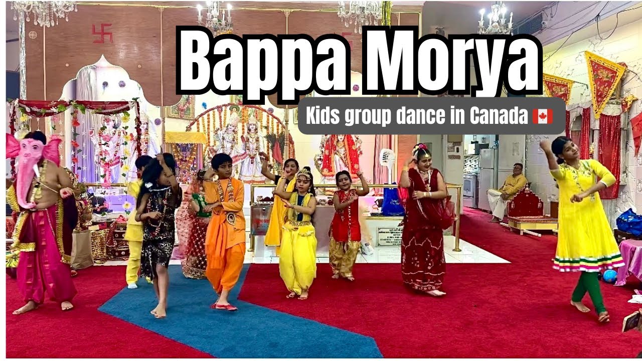 Late Upload but Special 🙏 Ganpati Visarjan Kids Dance | Indian Culture in Canada