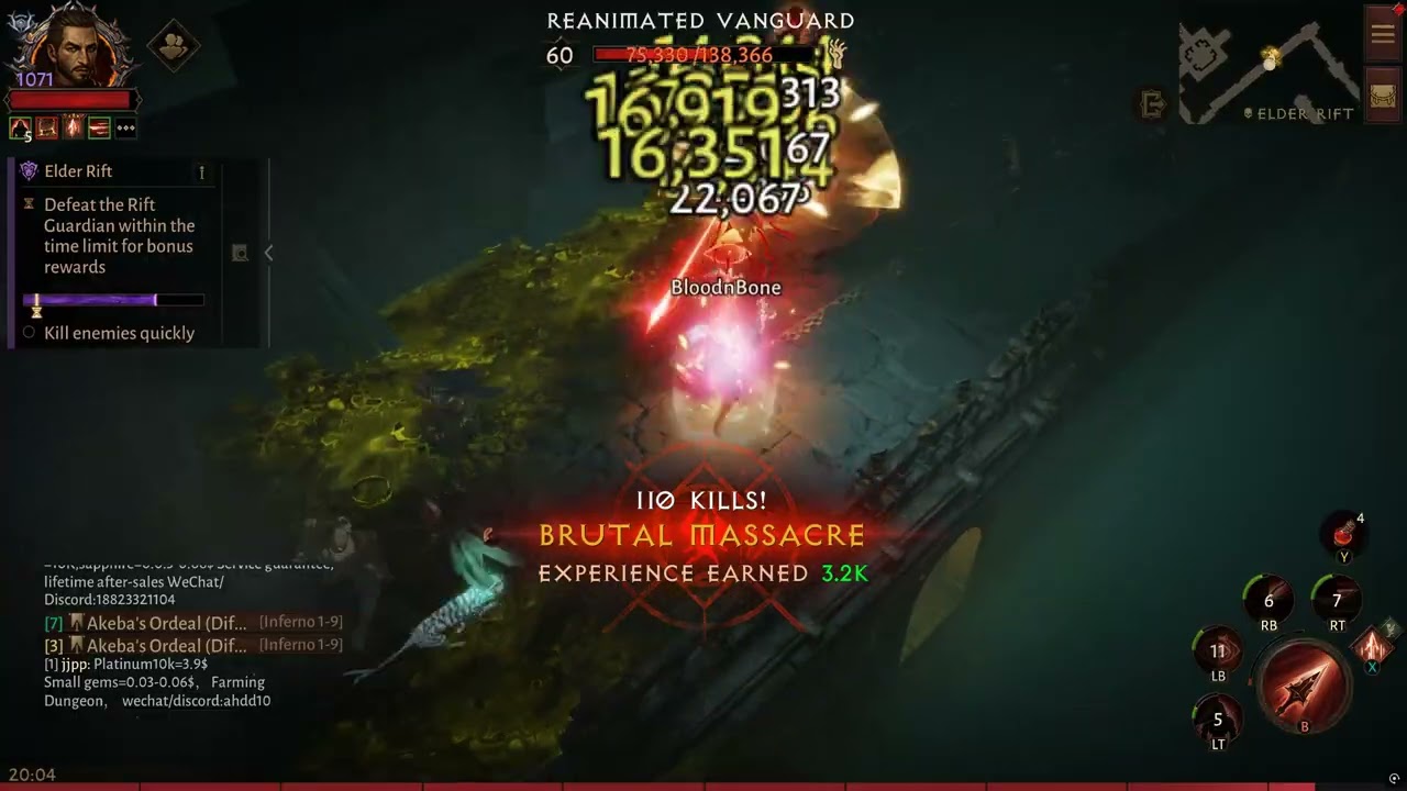 Diablo Immortal S44 10 crest elder rift