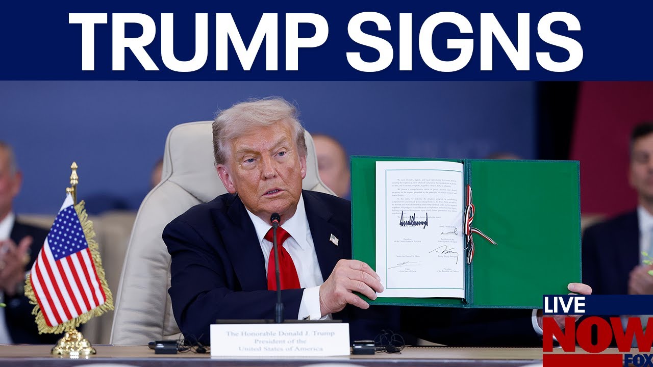 Israel-Hamas deal: Trump signs Gaza peace plan