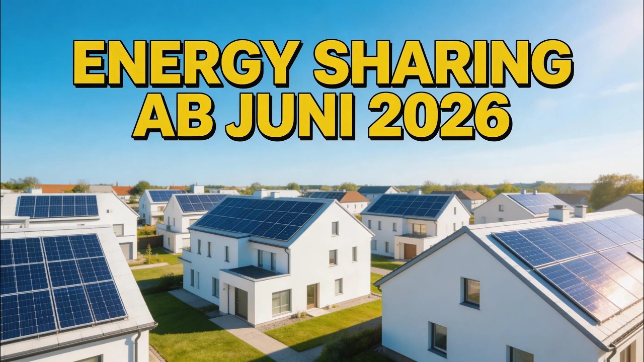 🔋 Energy Sharing einfach erklärt – Strom mit Nachbarn teilen ab Sommer 2026!