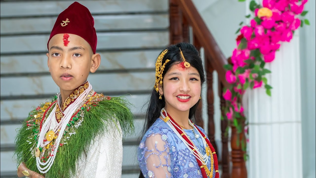 Sarun & Saruna Bartabandha & surya darsan (gufa) #newari ( modern party venue) #fullvideo 
