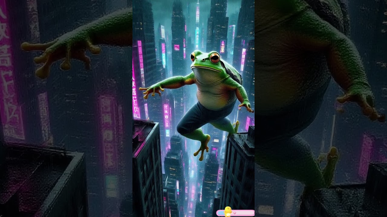 The Frogman's Revenge: A Surreal Cyberpunk Story