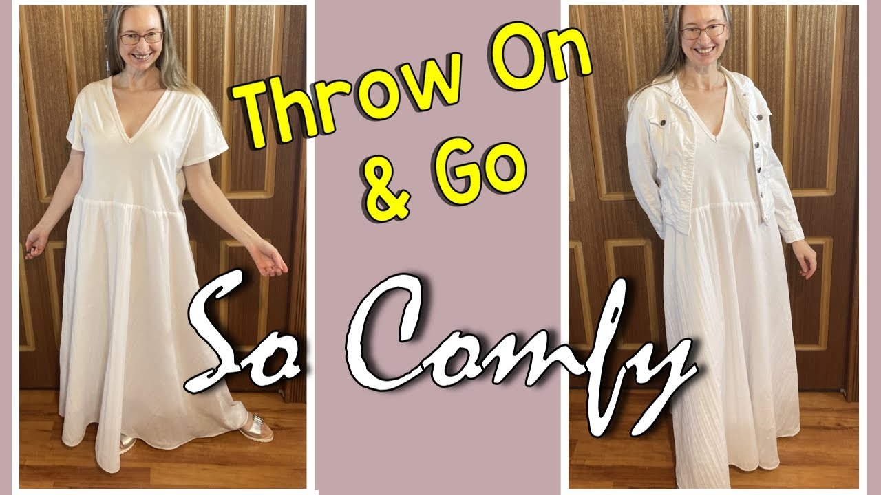 Sew the Easiest Everyday Dress Ever - Beginner and Upcycle Friendly!