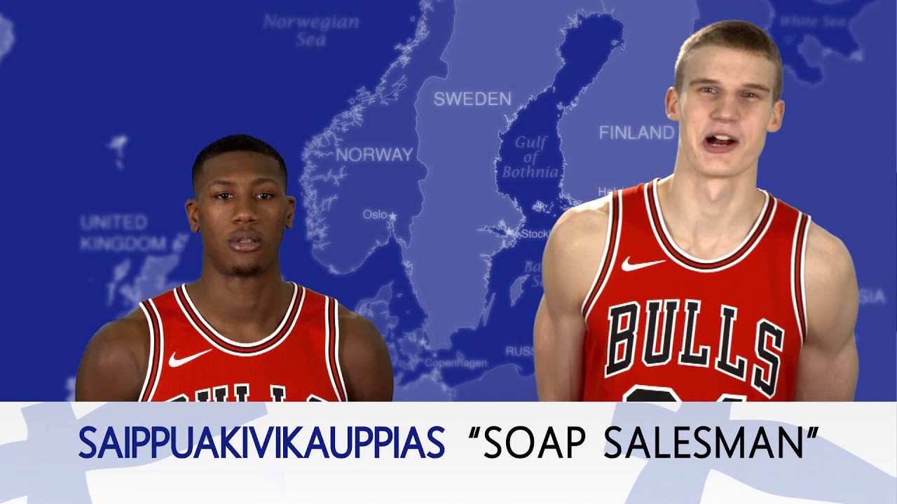 Speaking Finnish with Lauri Markkanen