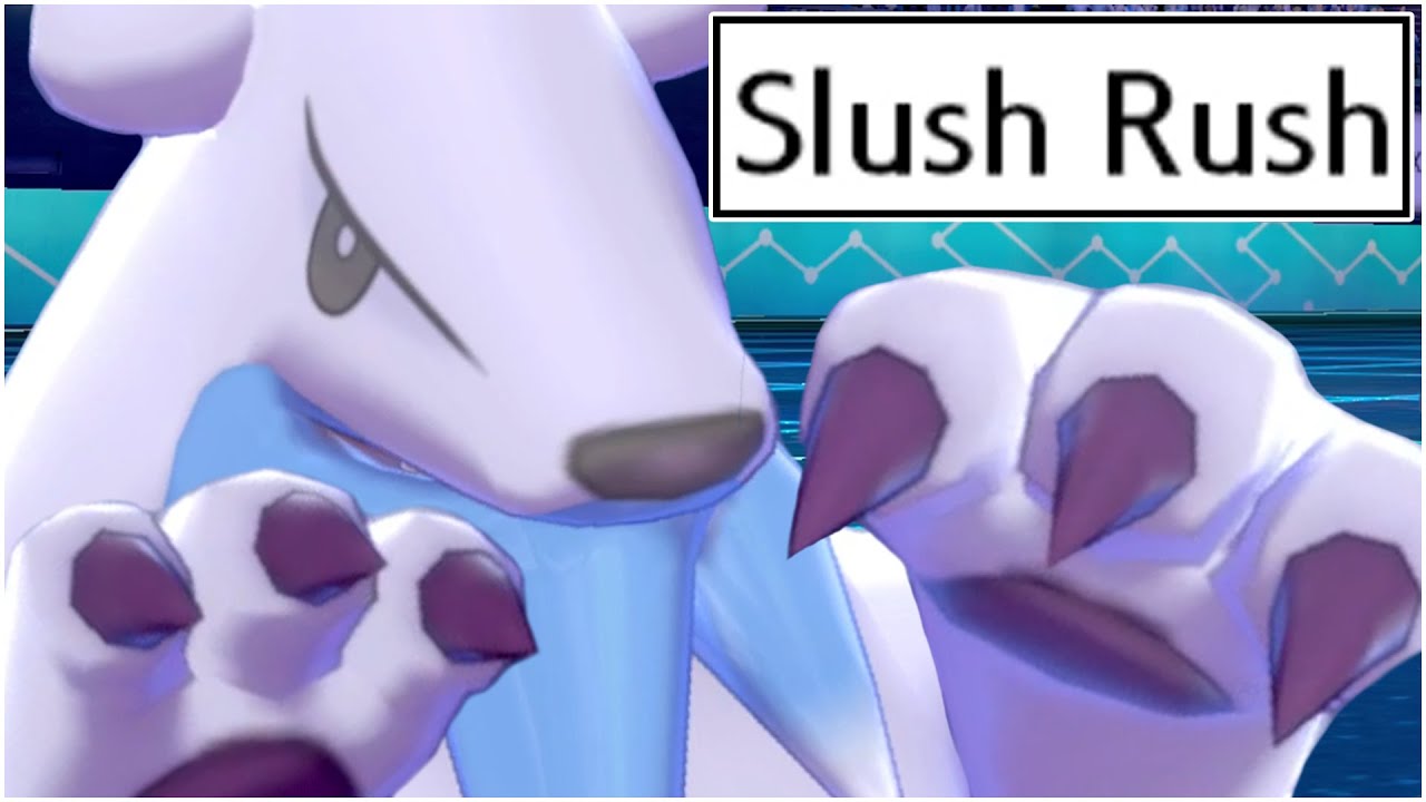 FULL SLUSH RUSH ABILITY POKEMON TEAM! - Beartic, Cubchoo, Arctozolt, Arctovish, Sandslash, Sandshrew