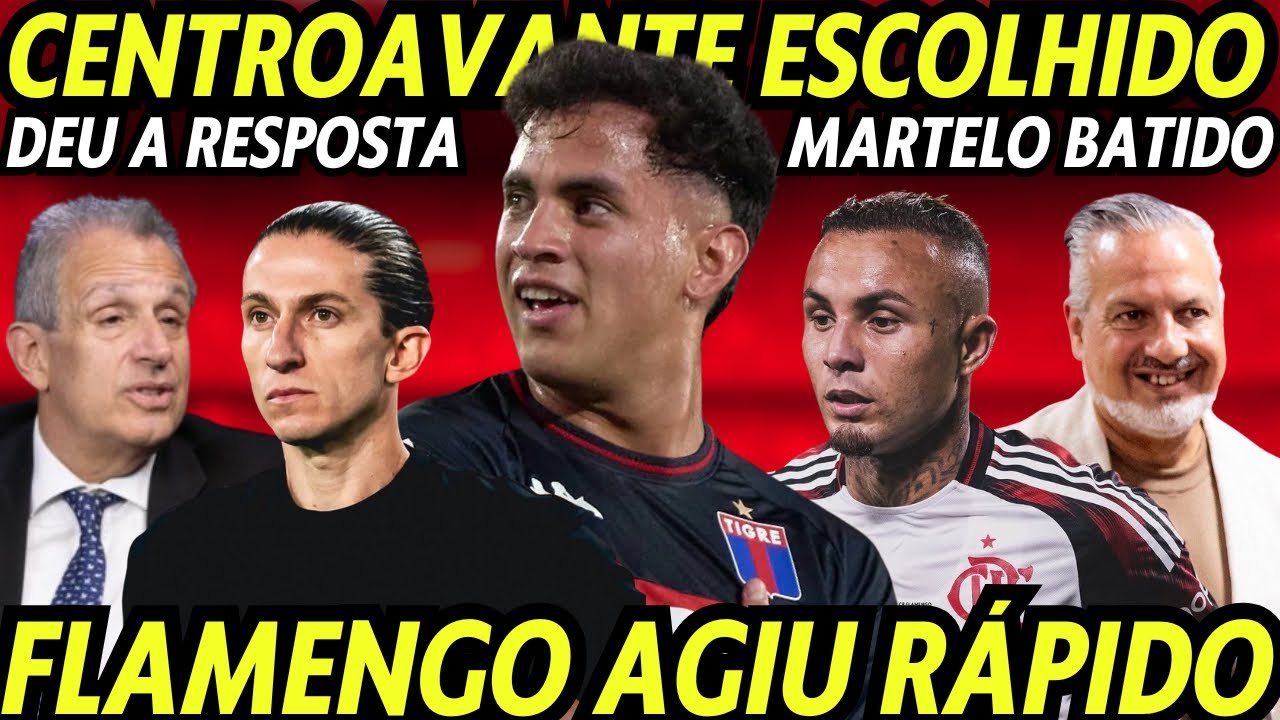 DAVID ROMERO! NOVO CENTROAVANTE NO FLAMENGO! BOTO AGIU RÁPIDO! DEU A RESPOSTA! MARTELO BATIDO! E+