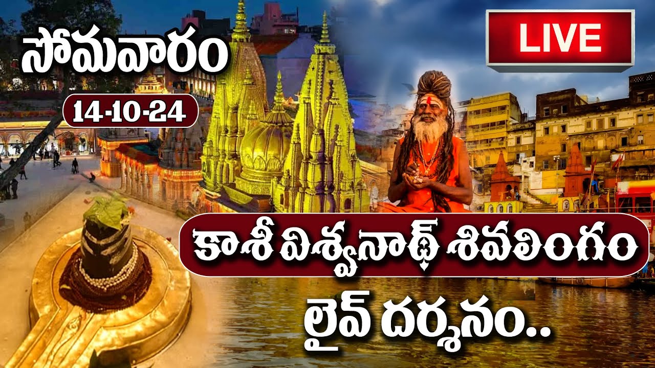 LIVE : Kashi Vishwanath Darshan | కాశీ శివలింగం లైవ్‌ దర్శనం | 14-10-24 |  @Sumantveluru