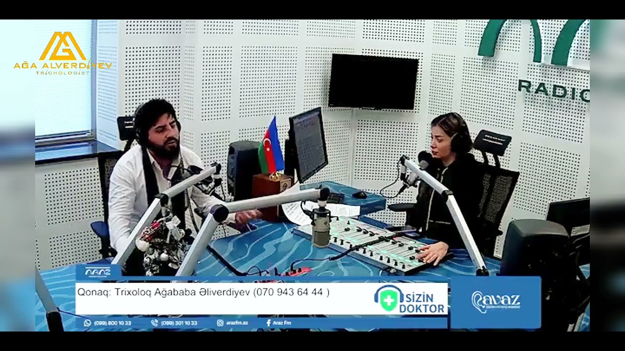 Sac tokulmesi sebebleri.Doktor Aga Trixoloq  Araz fm de