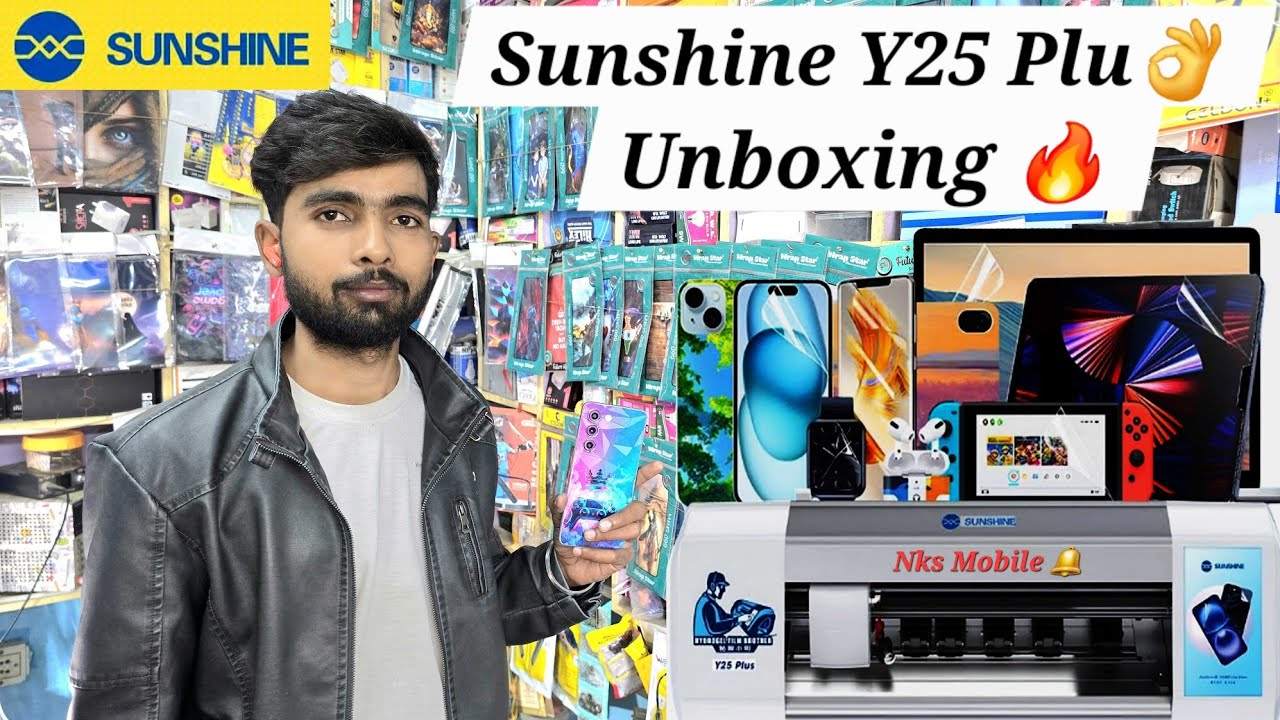 Unlimited Film Cutting Machine 😲 SUNSHINE Y25 PLUS Unboxing 🔥 2026