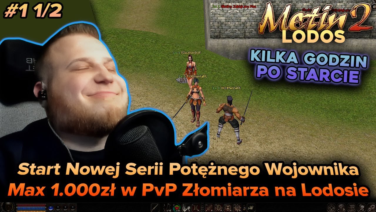 Sabal - Metin2 - Lodos - Start na nowym serwerze Topowym Mentalem - PvP Złomiarz - Dz.1 Cz.1