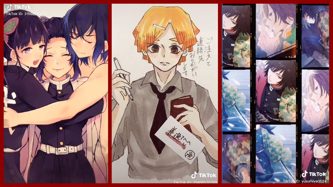 【TikTok】鬼滅の刃イラストまとめ動画集 -#13
