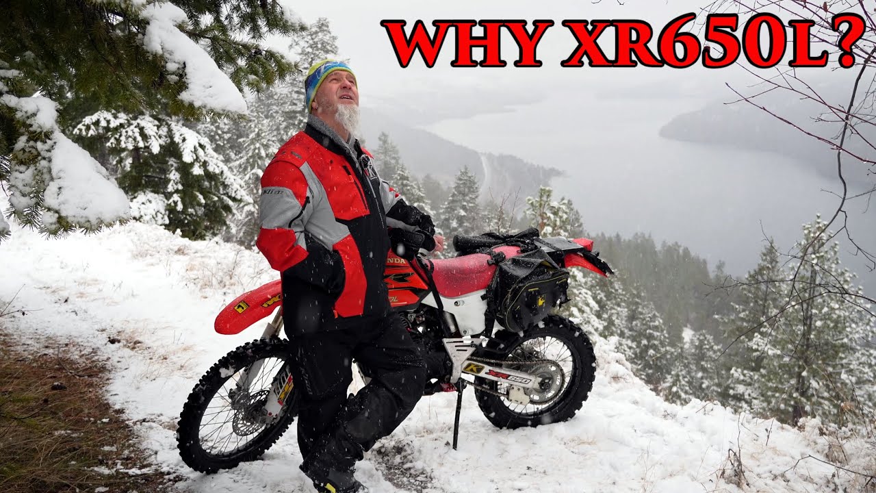 Почему мотоцикл Honda XR650L до сих пор так популярен (Snowy Mountain Talk)