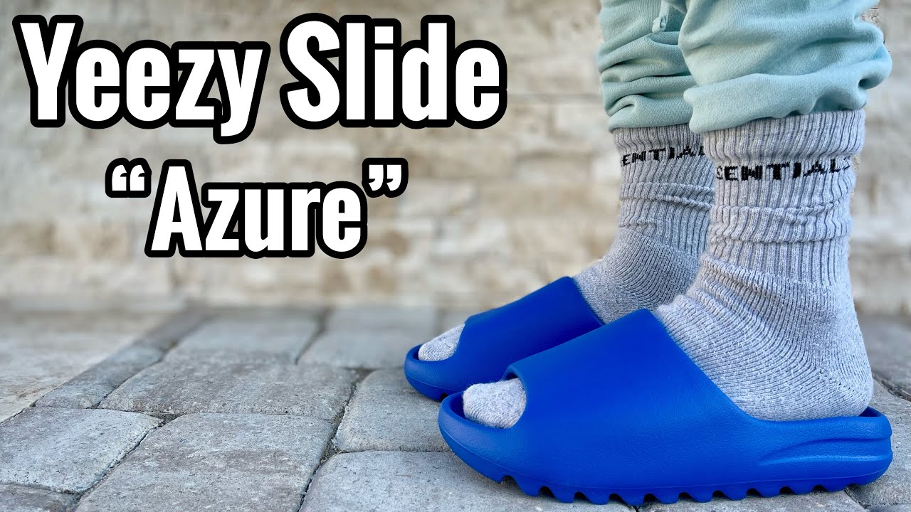 adidas Yeezy Slide “Azure” Review & On Feet