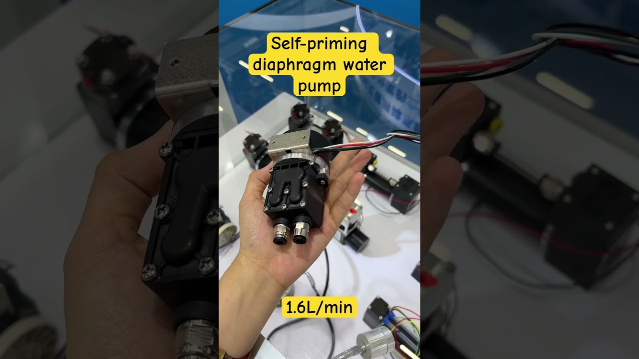 Self-priming diaphragm water pump 1.6L/min 24V Brushless Liquid Pumps #pumpmanufacturer