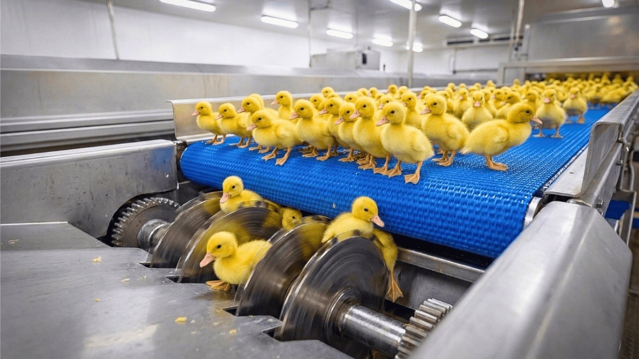 Así Nacen Millones de Patos Cada Día | Proceso de Producción en Granjas Modernas
