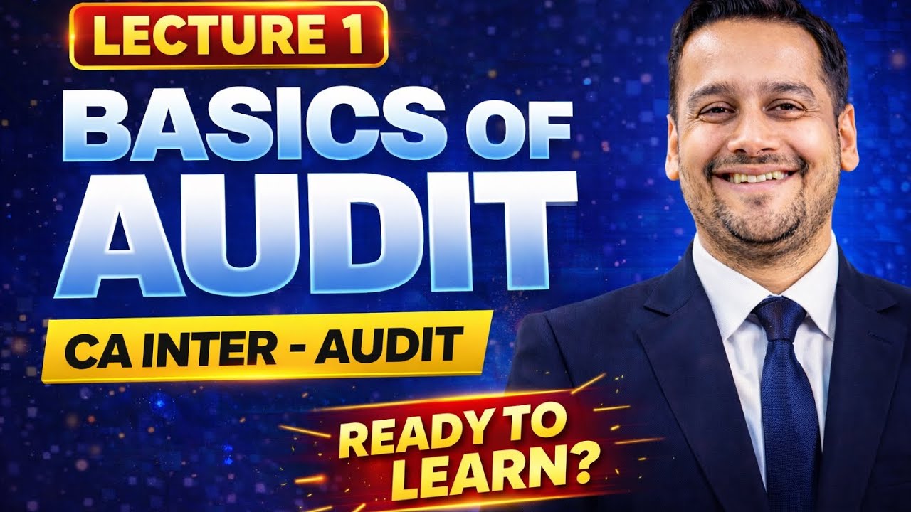Lecture 1 I Audit CA Inter I Comprehensive Batch I CA Ankit Oberoi