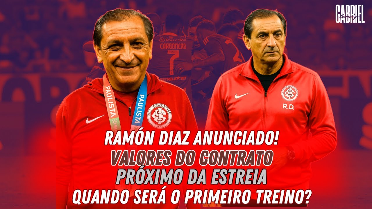 🔴⚪️ #INTER: RAMÓN DIAZ ANUNCIADO! | ELE JÁ COMANDA O PRIMEIRO TREINO! 🚨| DATA PARA ESTREIA! 