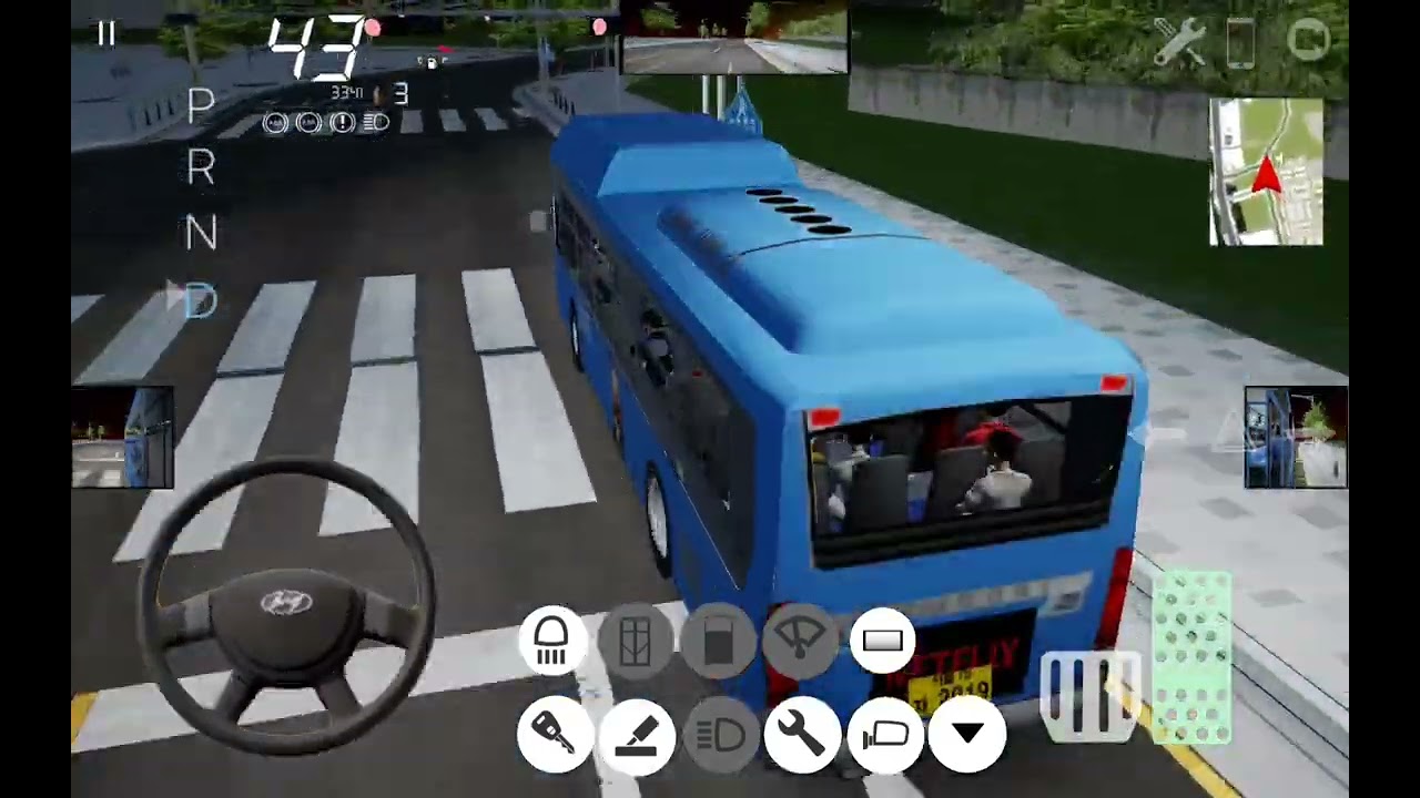 3d운전게임 제가 직접 커스텀한 뉴슈퍼에어로시티 저상버스 N26번~~ 재미있게 봐주세요