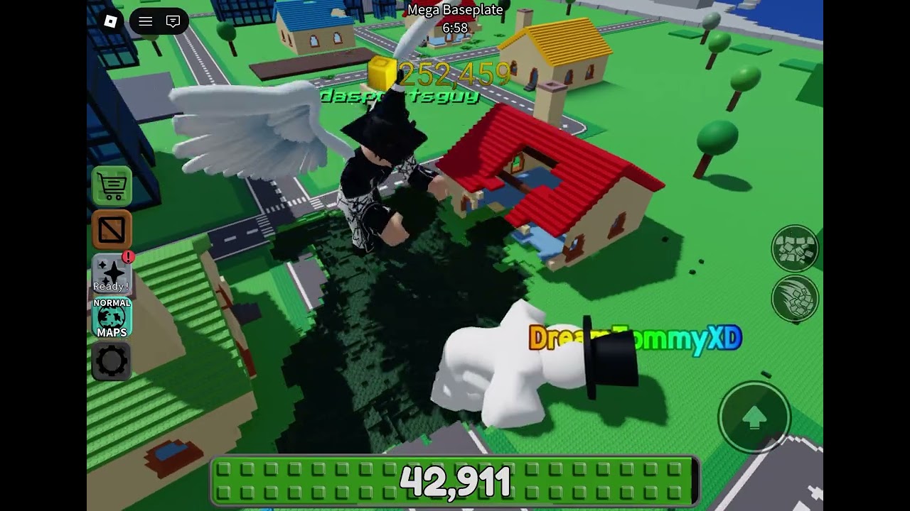 Me playing eat the world!