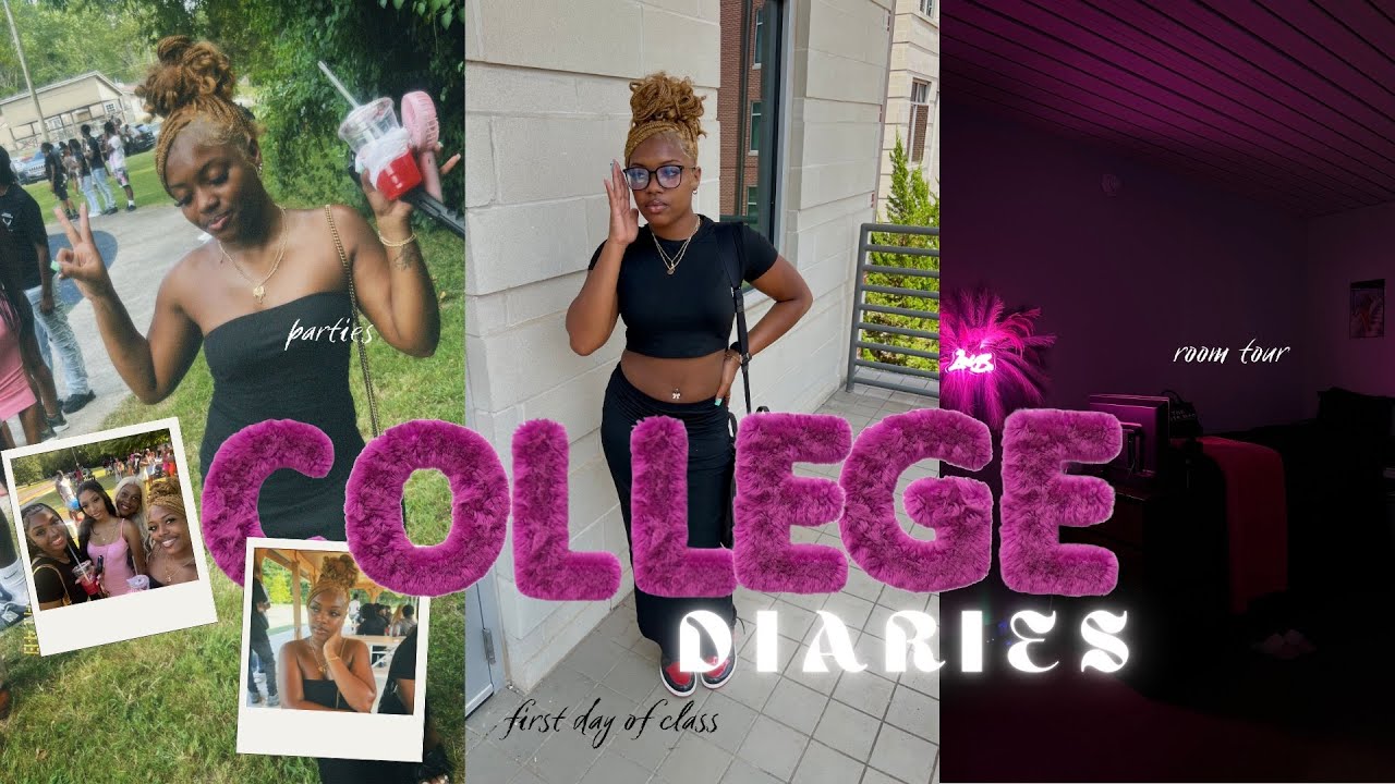 college diaries 001: move in day at AAMU, parties, first day of class, & grwm’s.