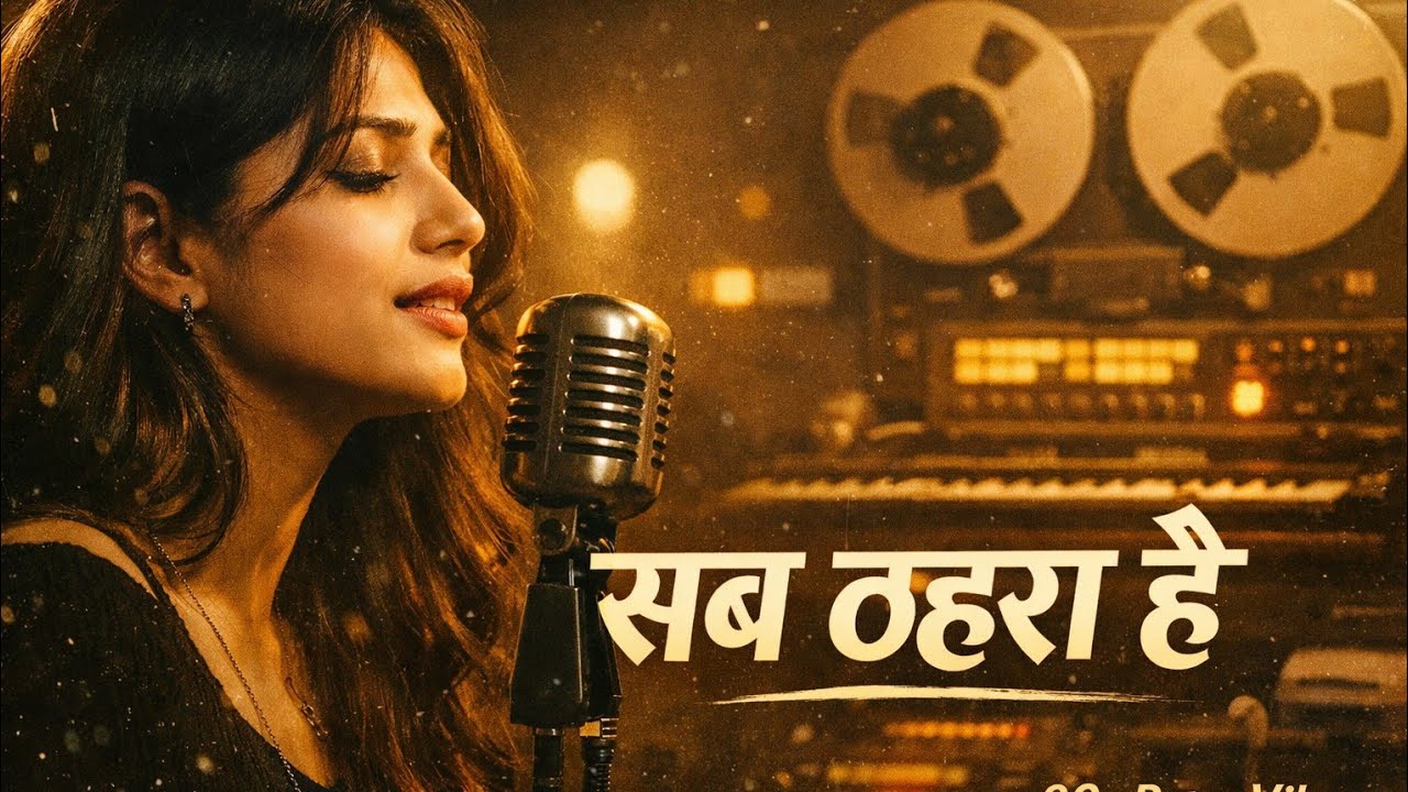 Sab Thehra Hai | 90s Bollywood Vibe#newmusic #90sromanticsongs 