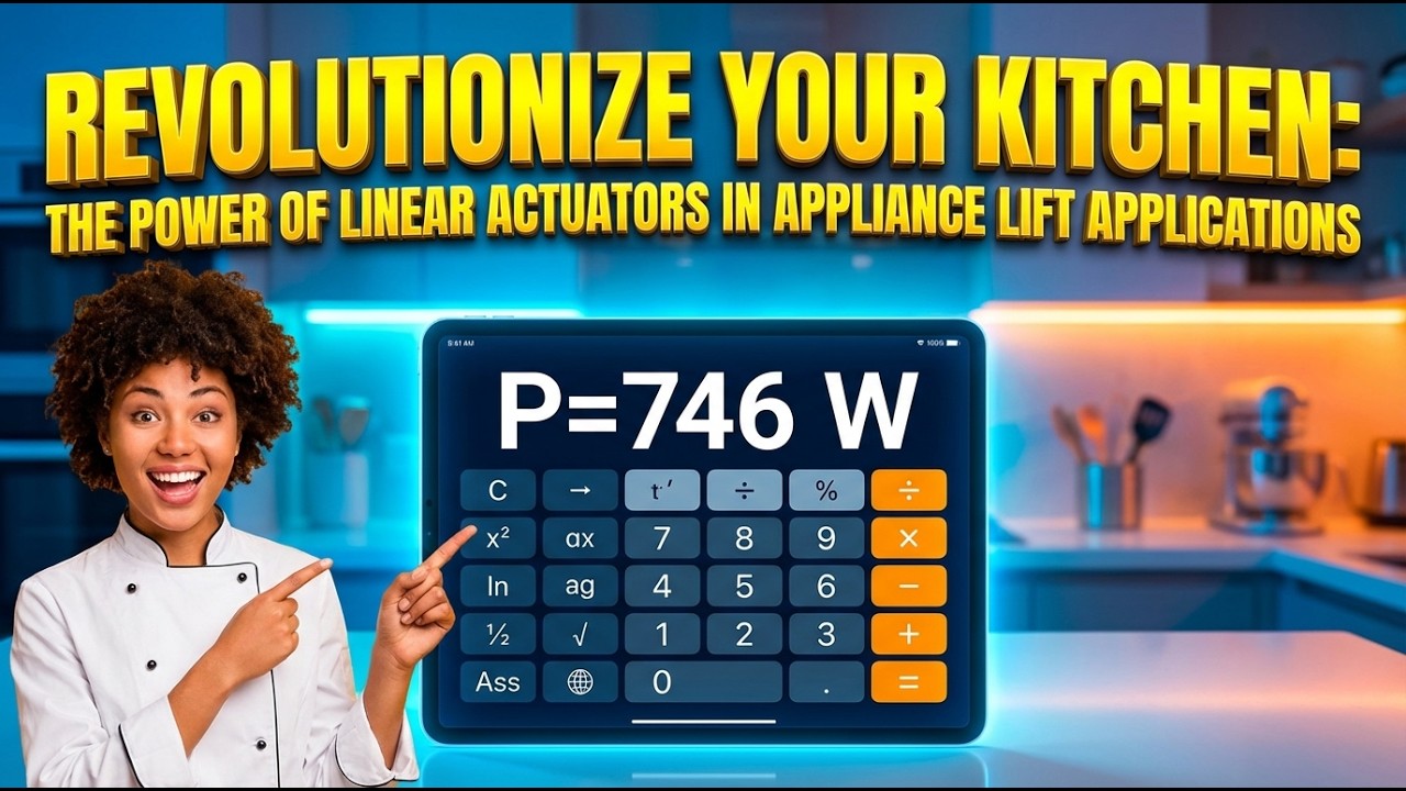 Revolutionize Your Kitchen: The Power of Linear Actuators in Appliance Lift Applications