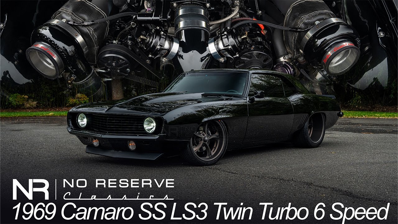 Twin Turbo LS3 1969 Camaro SS – Pro Touring Beast FOR SALE: 1-800-562-7815 www.noreserveclassics.com