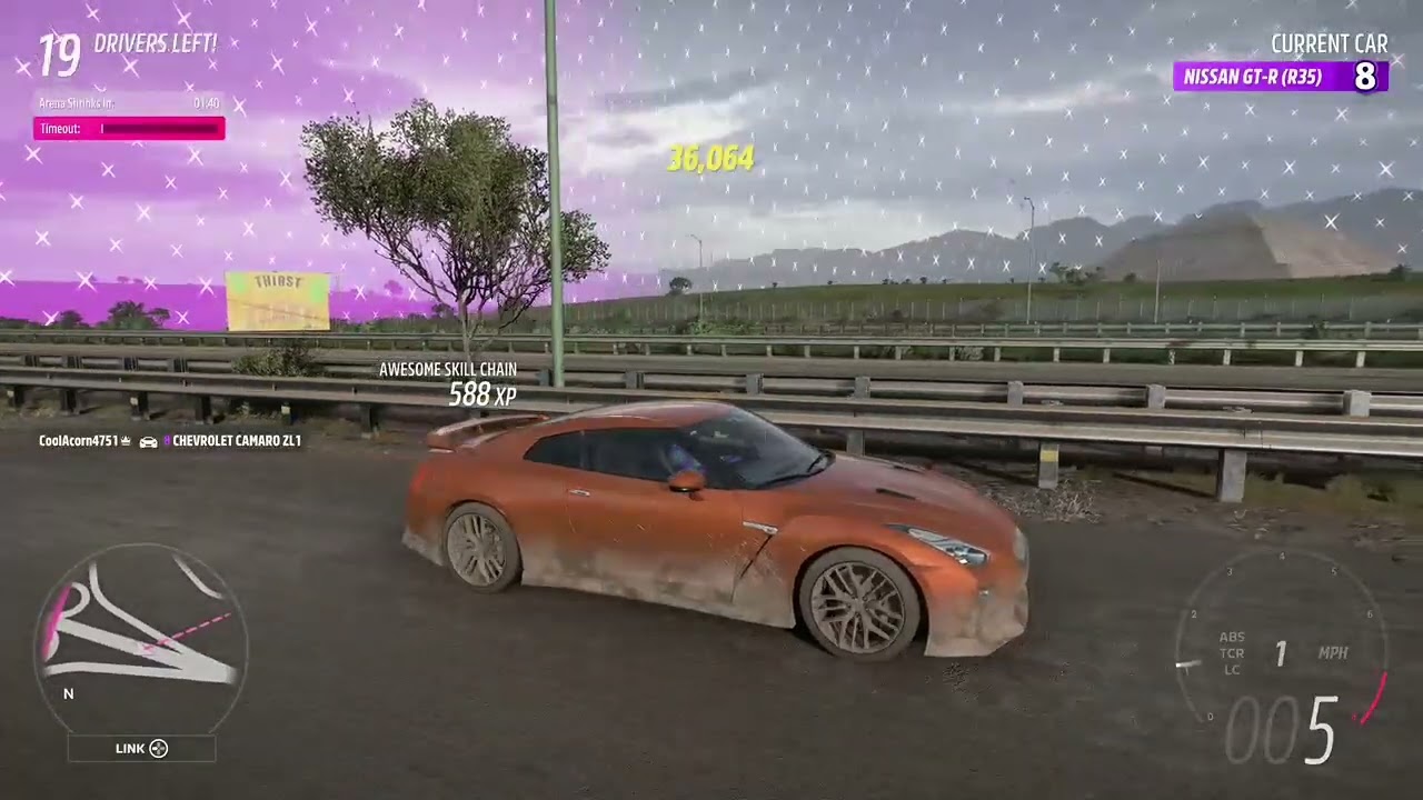 Forza Horizon 5 Eliminator | 8 Nissan VS 4 Mini | Eliminating SIMVIP500