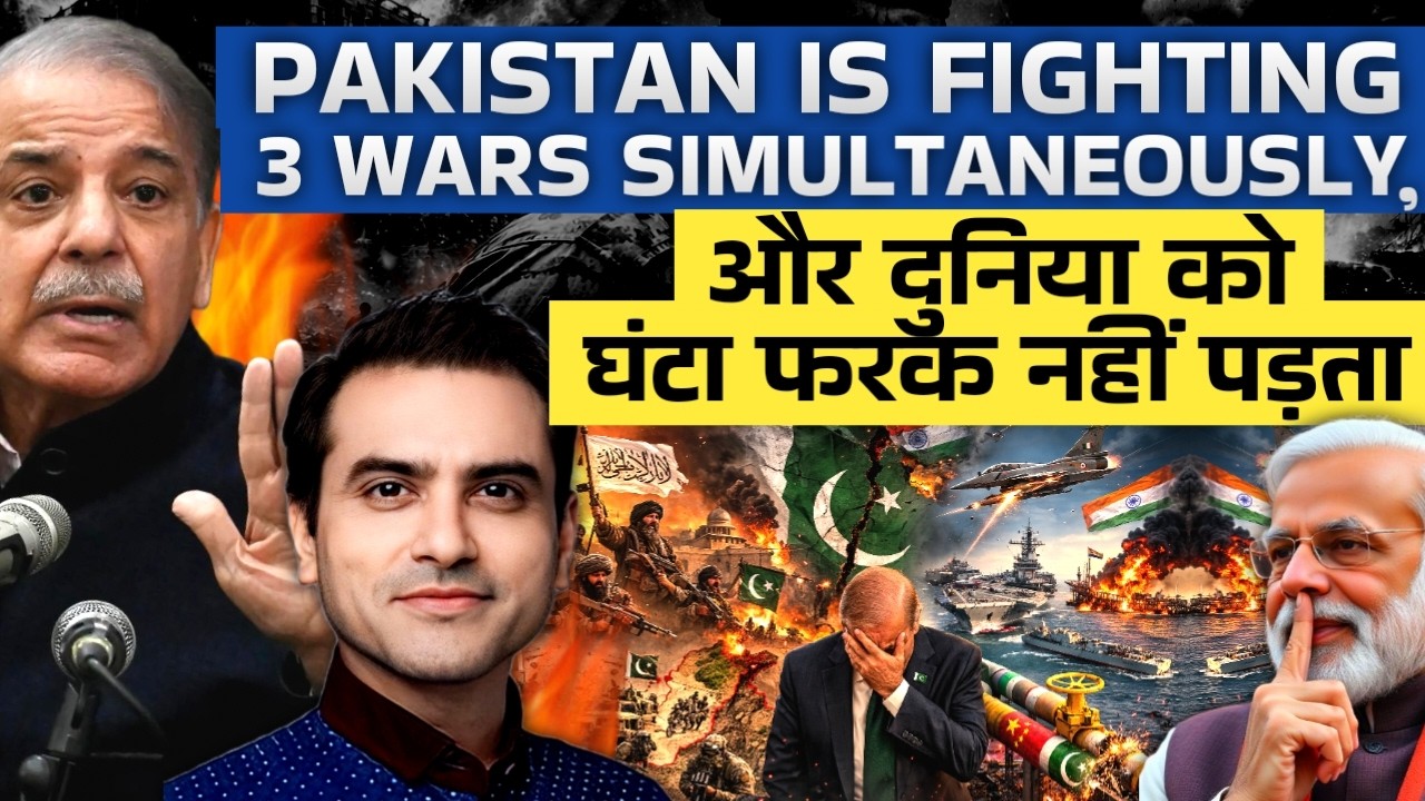 Pakistan is Fighting 3 Wars Simultaneously, और दुनिया को घंटा फरक नहीं पड़ता |CWSJ-3105 |Sumeet Jain