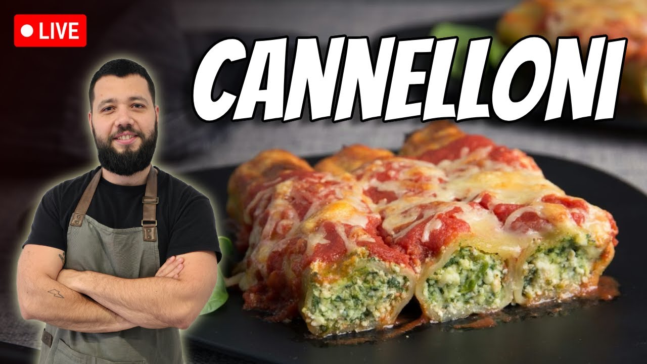 🔴 Cannelloni - Lasagna Vegetariana La Tub  | Live Cooking