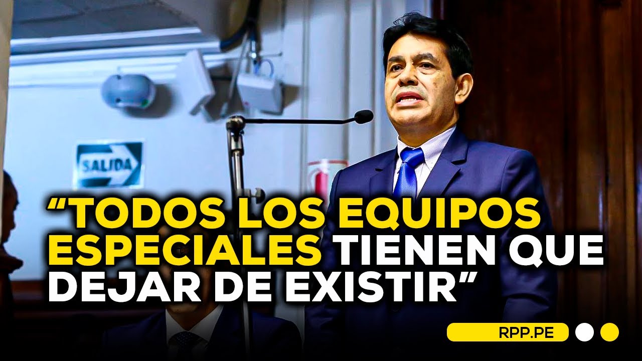 🗣️Tom&aacute;s G&aacute;lvez: equipos especiales deben 
