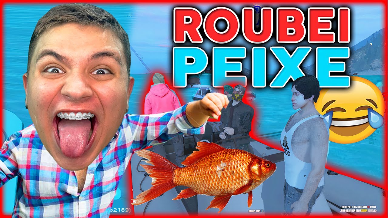 ROUB@NDO PESCADORES no GTA RP 😂 (Paulinho o LOKO)