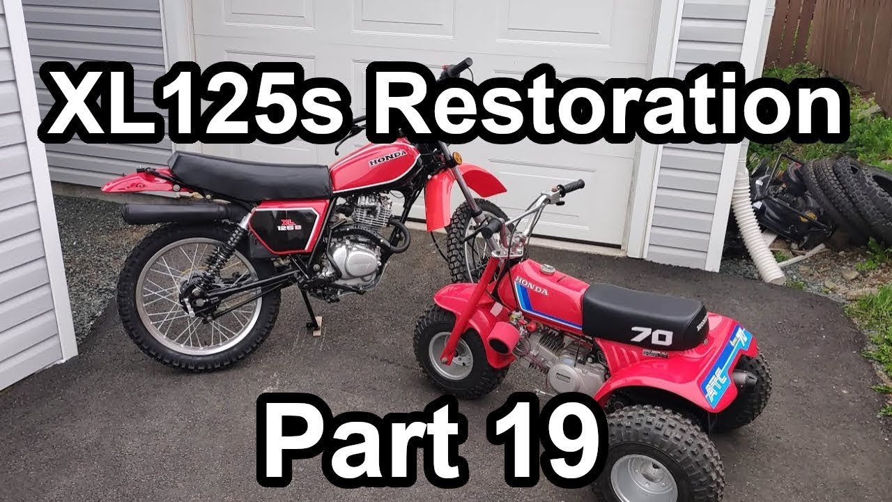 1981 Honda XL125s Part 19 - Final Assembly (mostly) and Show