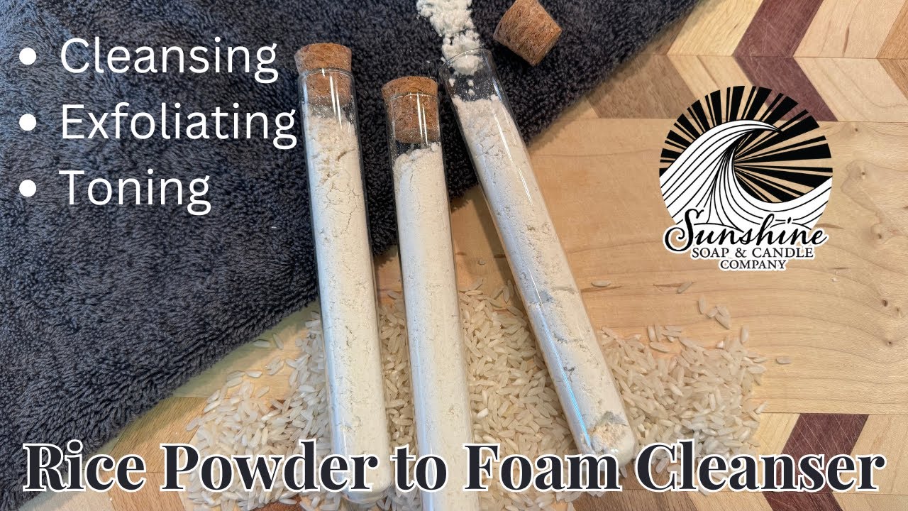 How To Make Rice Powder To Foam Facial Cleanser For A Beautiful Complexion