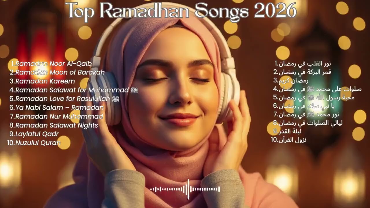 Ramadan Kareem Arabic Playlist 2026 🌙 Soft Islamic Songs for Prayer