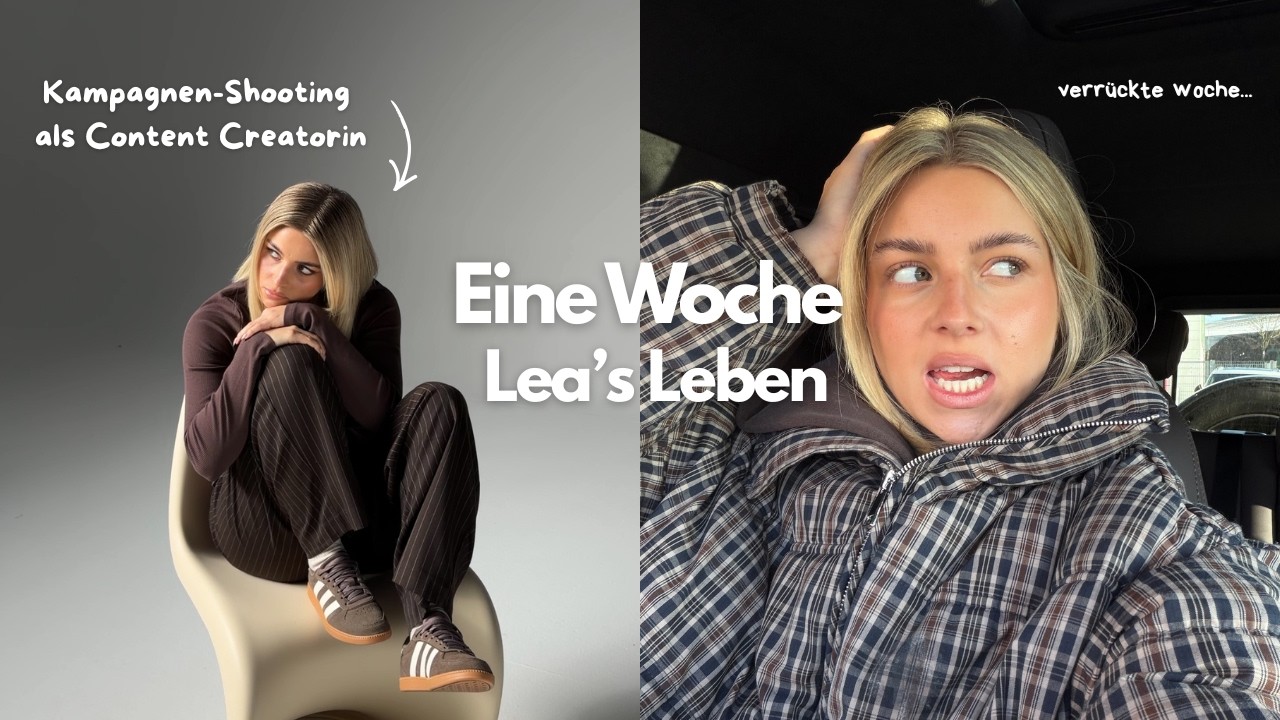 Weekly VLOG: will ich jetzt auch Model werden? Kampagnen-Shooting, feiern gehen & alltags Chaos!