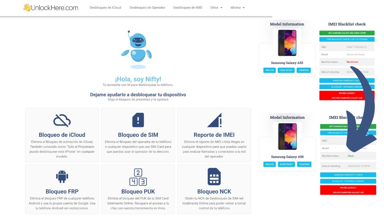 Liberar Samsung por IMEI Online: Funciona con Cualquier Dispositivo