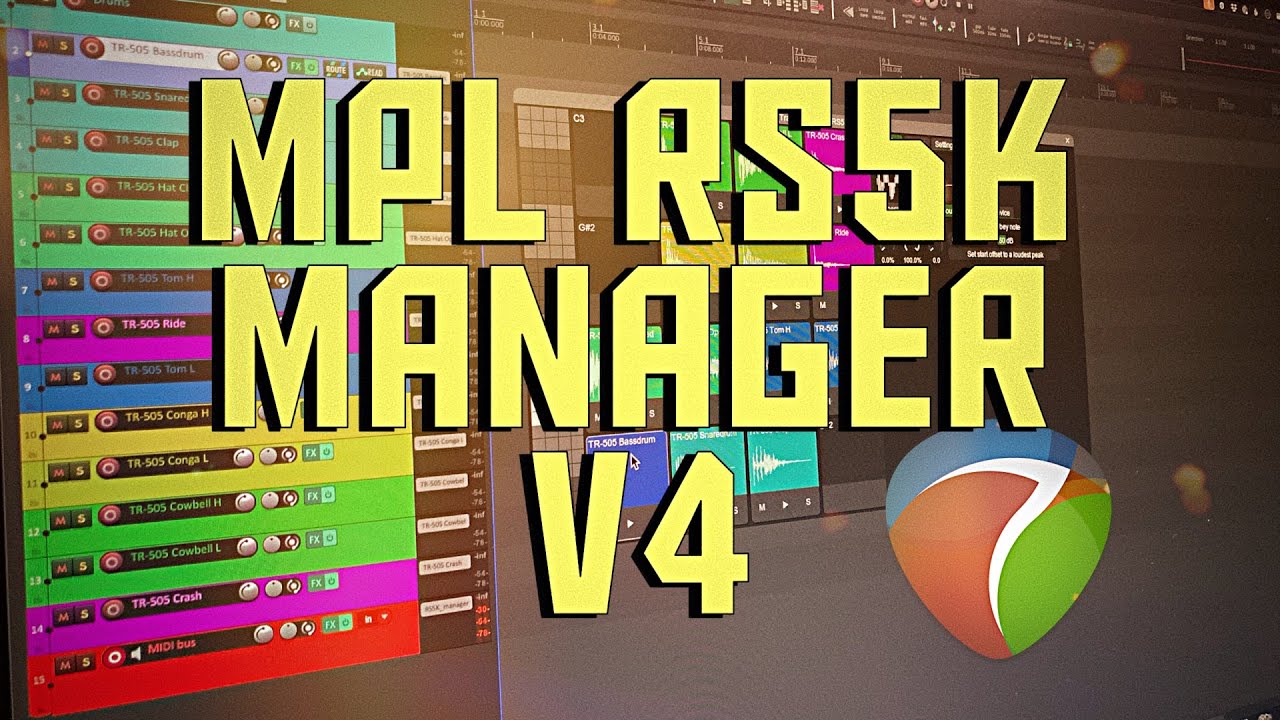 MPL RS5K Manager v4 ReaScript Showcase
