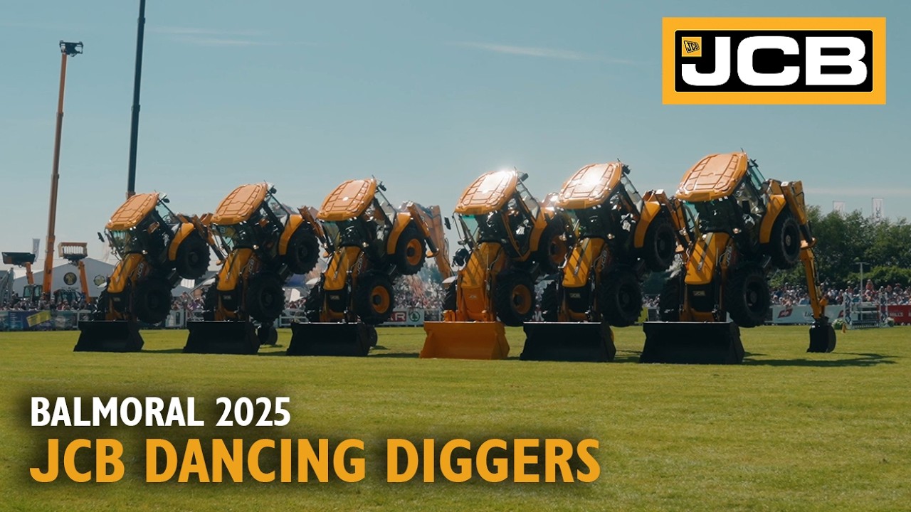 JCB Dancing Diggers at Balmoral 2025