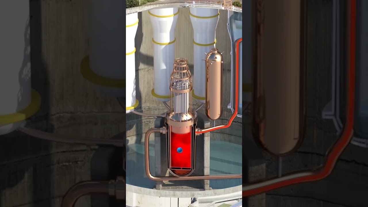 Как работает ядерный реактор #shorts #ядерный #реактор