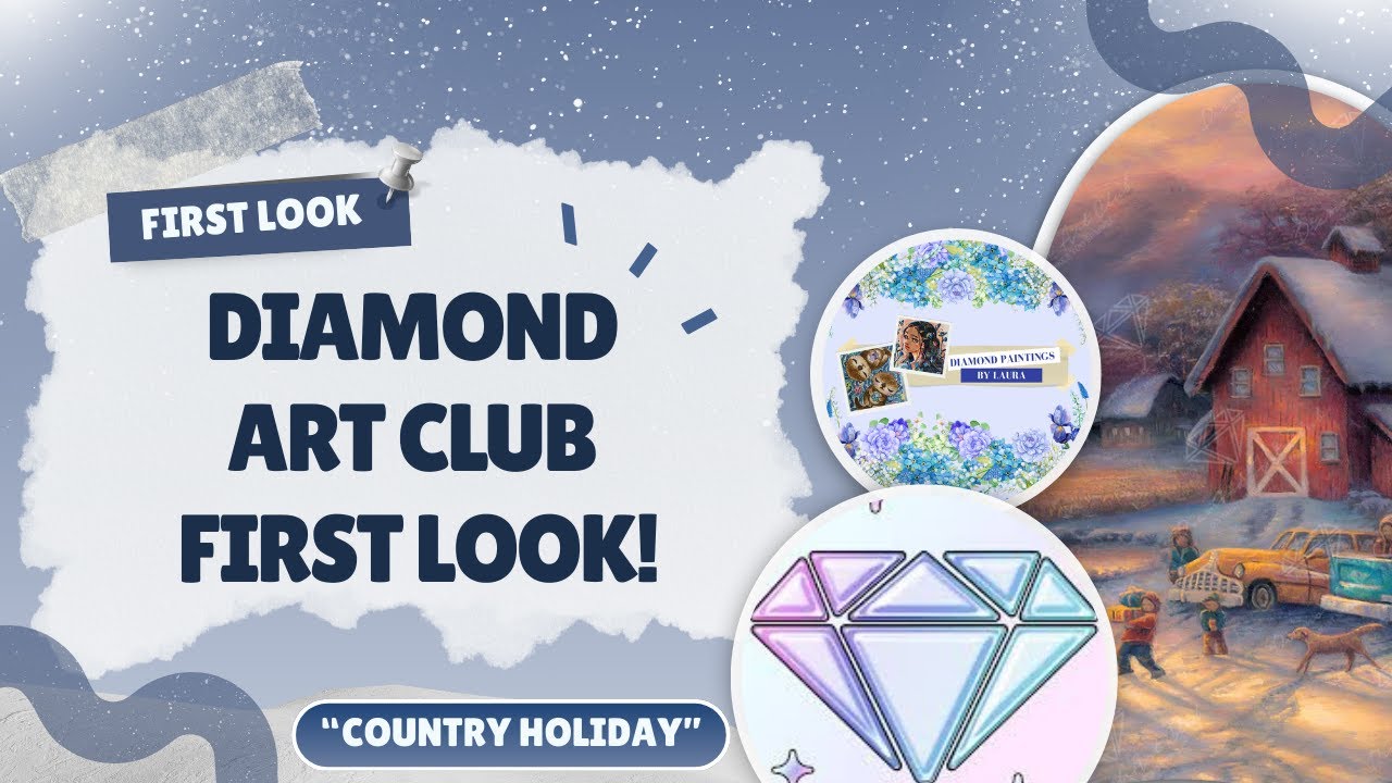 Первый взгляд на работы из серии Diamond Art Club || «Загородный отдых» Чака Пинсона
