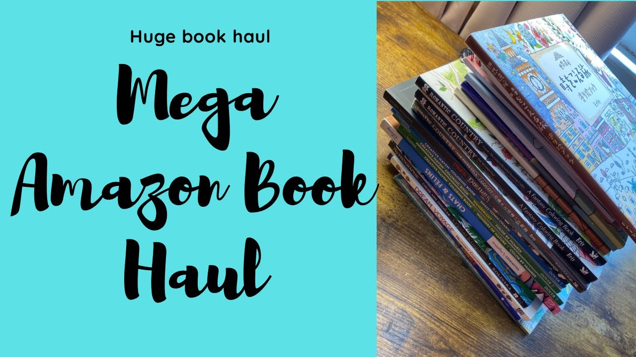 Mega Amazon book haul let’s check it out